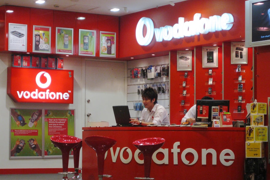 Generic of a Vodafone shop