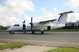 PNG Airlines dash 8 plane