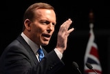 Abbott delivers speech