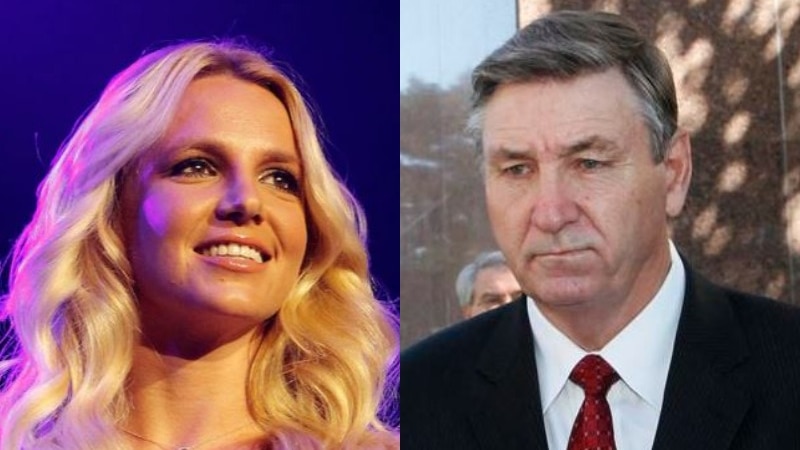 Britney Spears and father composite