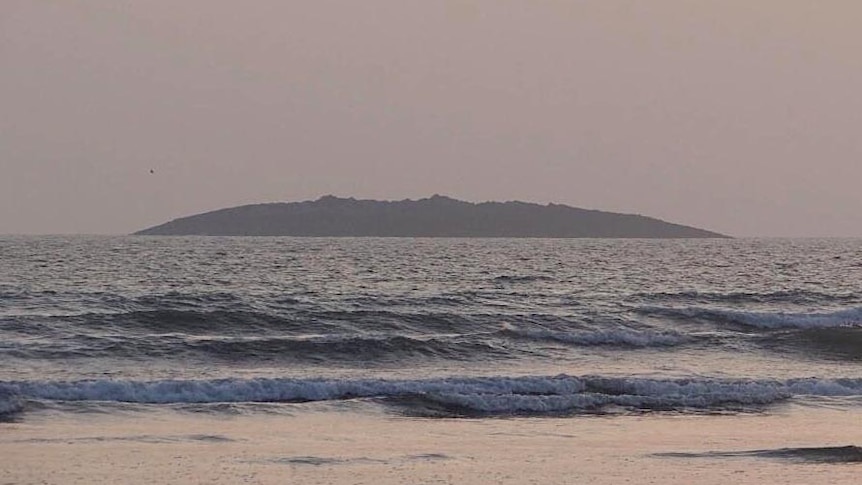 The island that has risen from the sea just off Pakistan after a 7.8 magnitude earthquake.