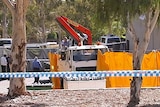 Geoffrey Gowan was using the crane to pick up waste bins when the incident happened.