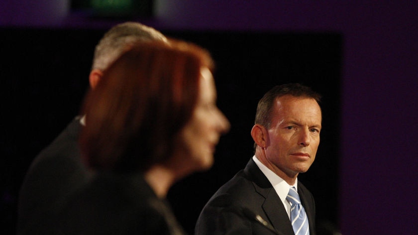 Prime Minister Julia Gillard and Opposition Leader Tony Abbott. (AAP)