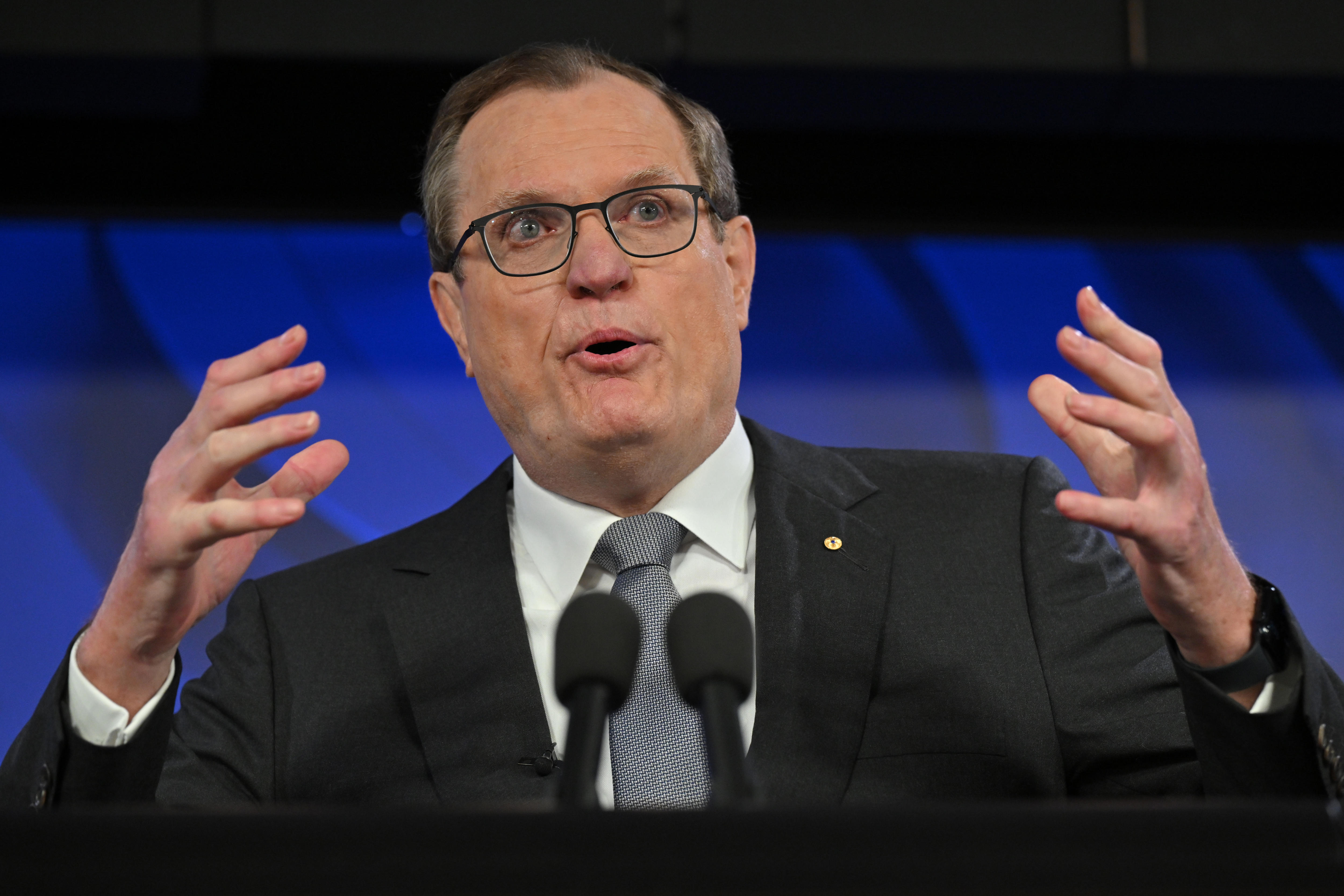 ATO Commissioner Chris Jordan speaks at the National Press Club.