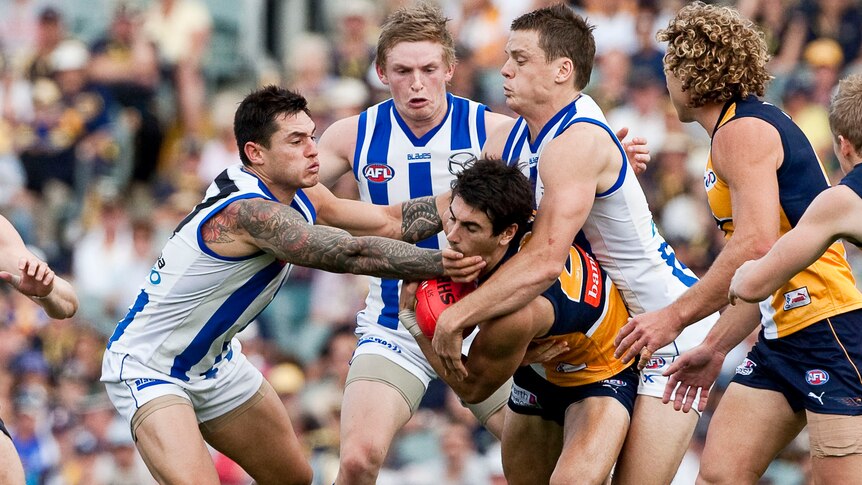 Opposing teams are starting to become aware of West Coast's techniques to try and win free kicks.