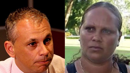 Northern Territory Chief Minister Adam Giles and Independent MLA Larisa Lee