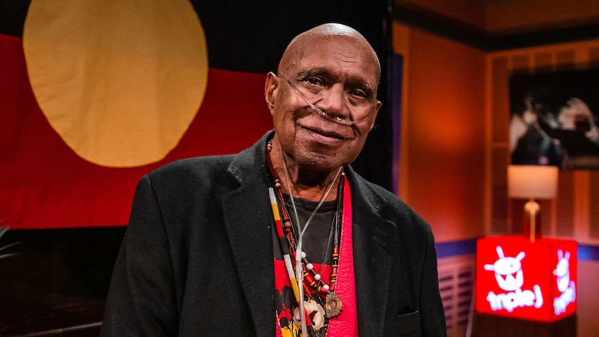 Archie Roach in the triple j Like A Version studio to cover Bob Marley for NAIDOC Week 2022