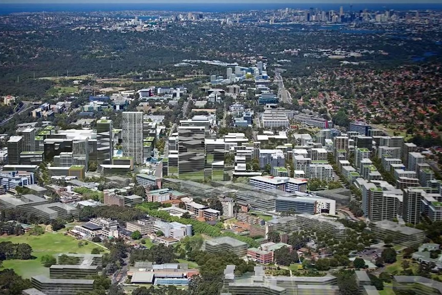 Future vision for the Macquarie Park area