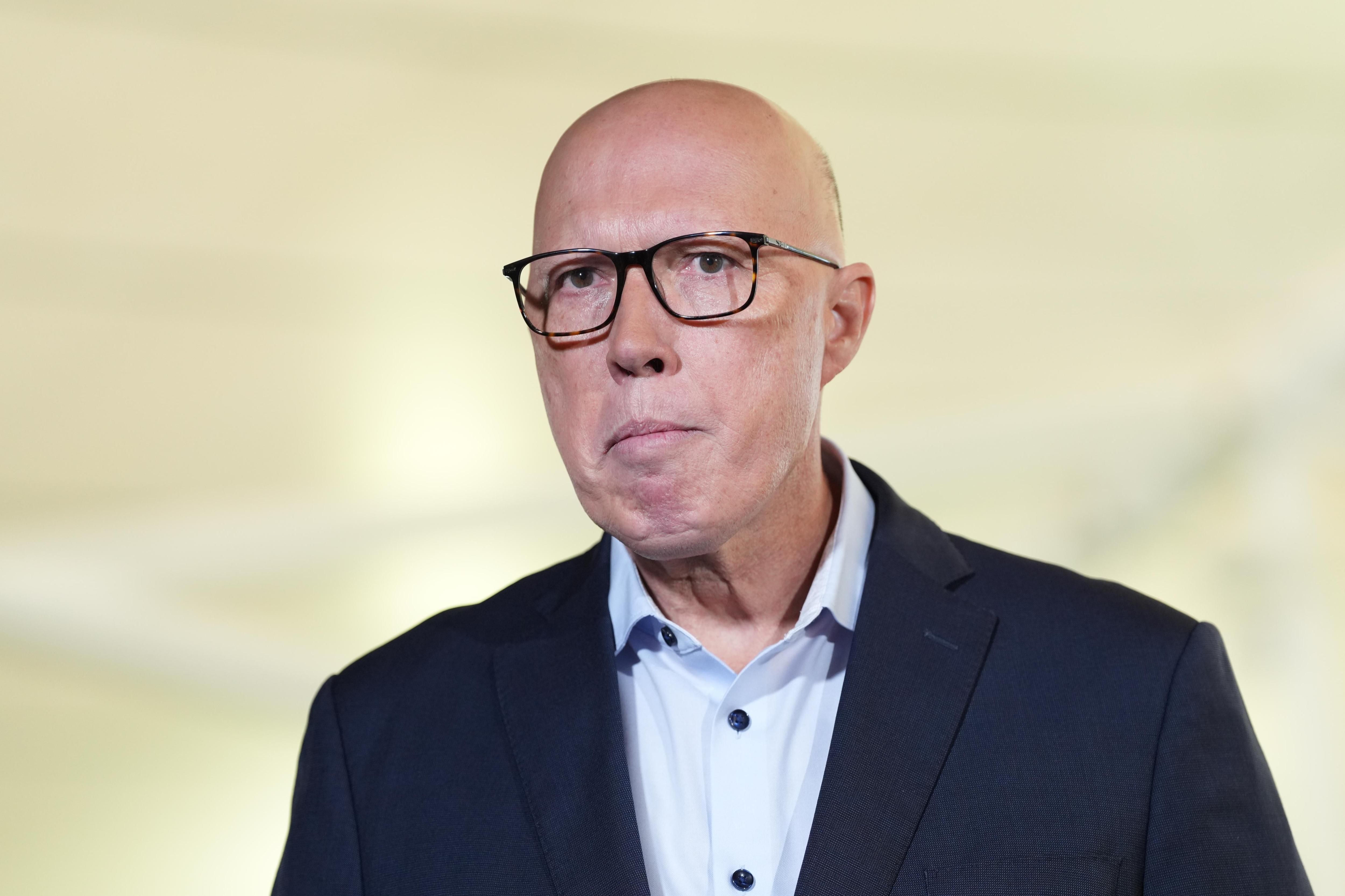 Peter Dutton drops vow to change school curriculum, after 'indoctrination' claims