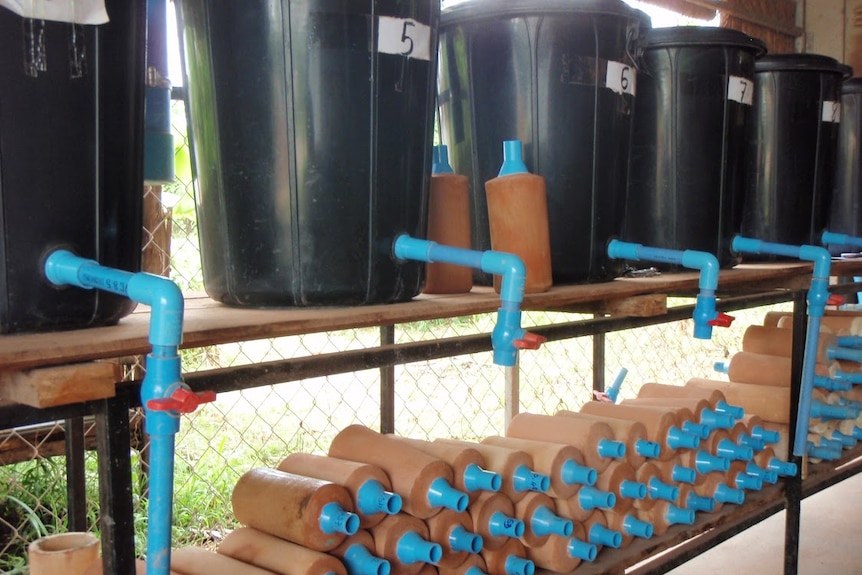 Abundant Water clay pots