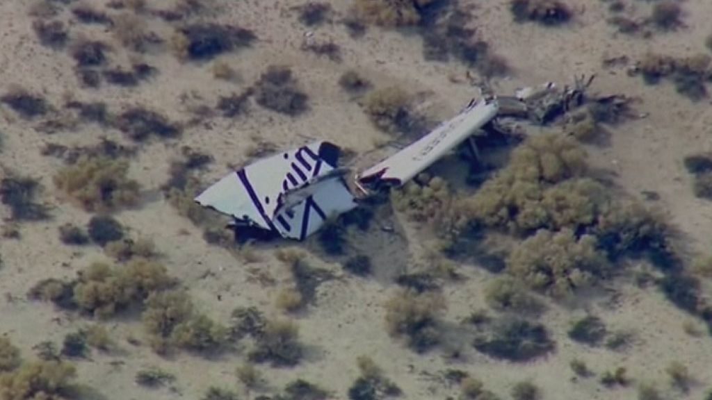 Virgin Galactic spaceship crashes during test flight - ABC News