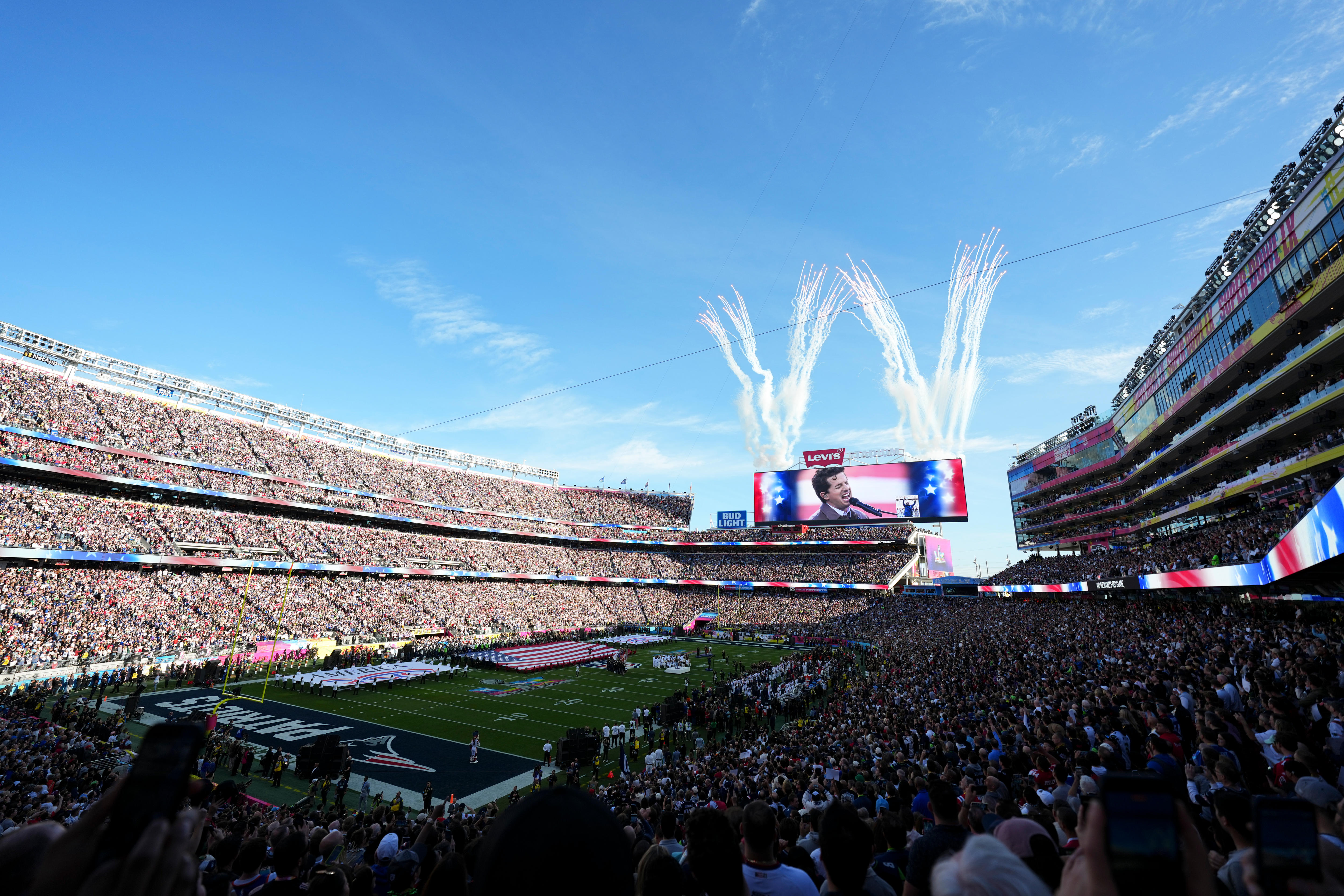 Levi's Stadium during the Super Bowl