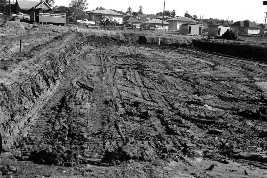 Dunlop Park pool under construction