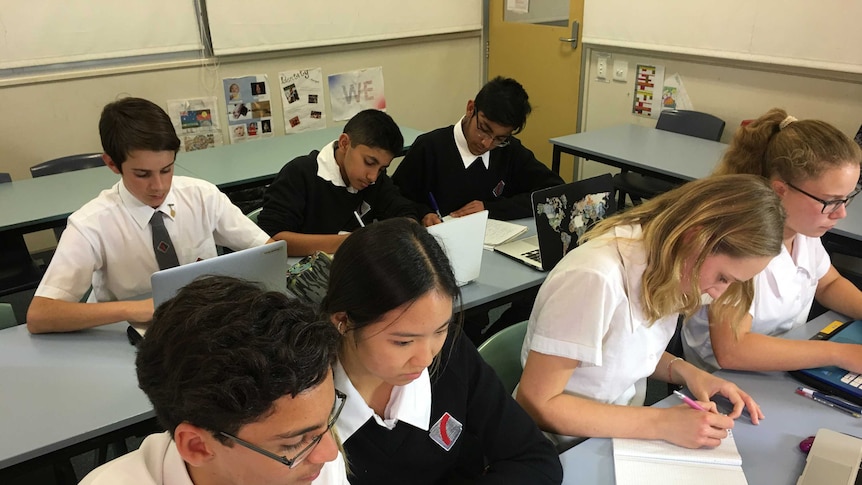 Cherrybrook Technology High School students