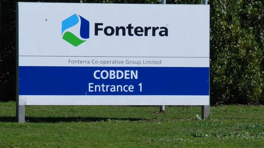 Fonterra factory at Cobden in Australia