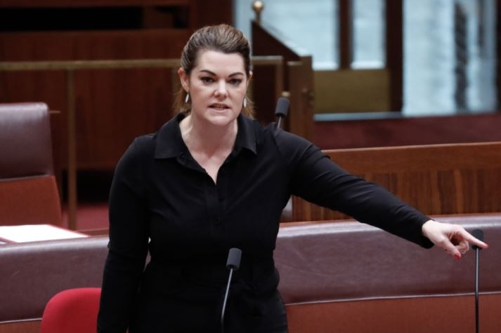 Sarah Hanson-Young in Senate. June 23,  2021