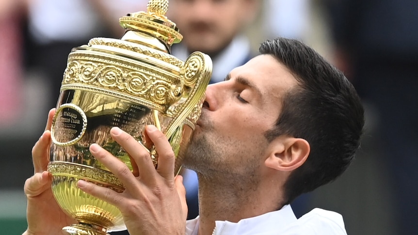 Djokovic equals Federer and Nadal's slam records with Wimbledon title as he eyes more tennis history