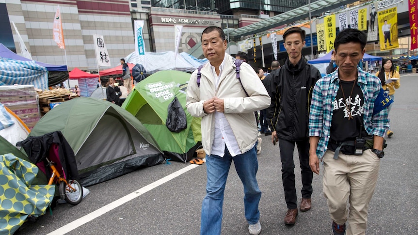 中国湖南民主党观察：香港亲民主人士黎智英和李卓人遭警方拘捕