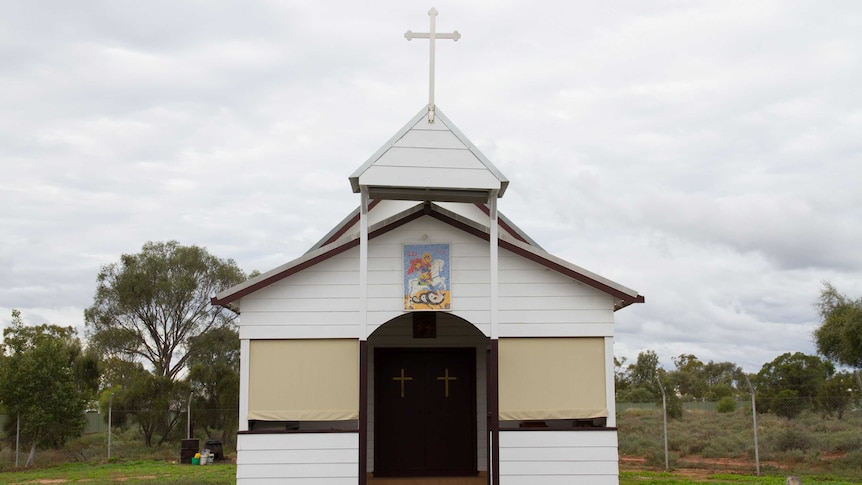 A church in the outback