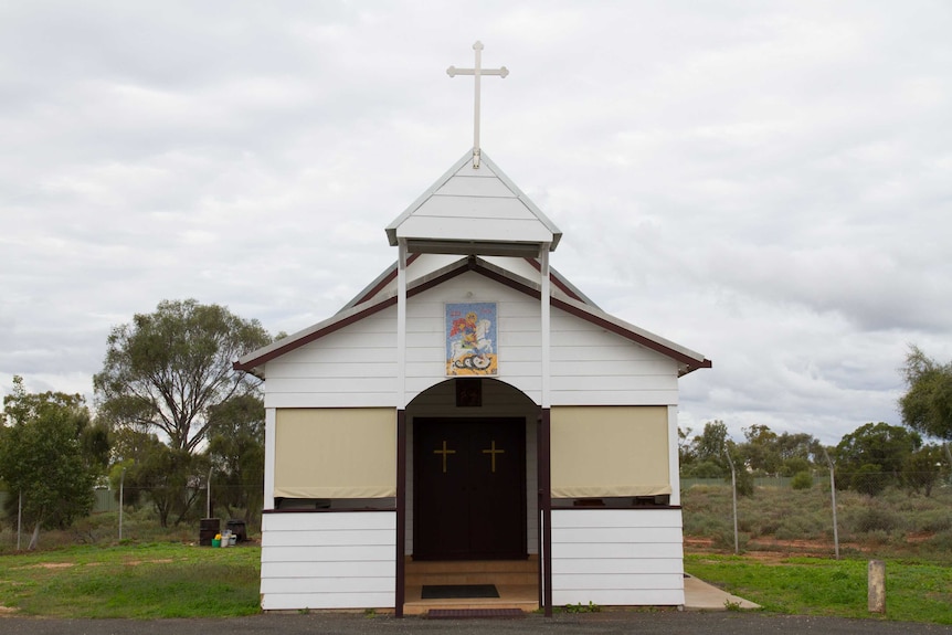 A church in the outback