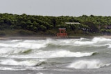 Typhoon Goni brings high waves