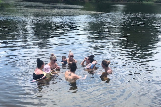 People swimming at Yarramundi Reserve