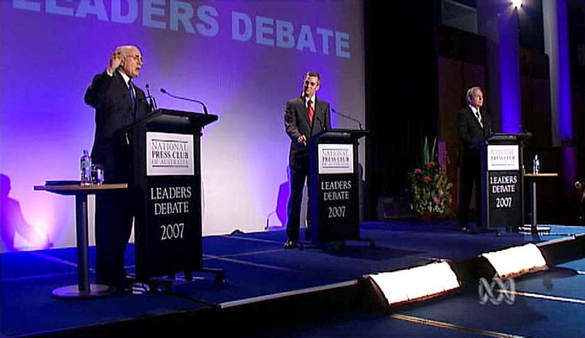 Howard, Rudd outline aims for government - ABC News