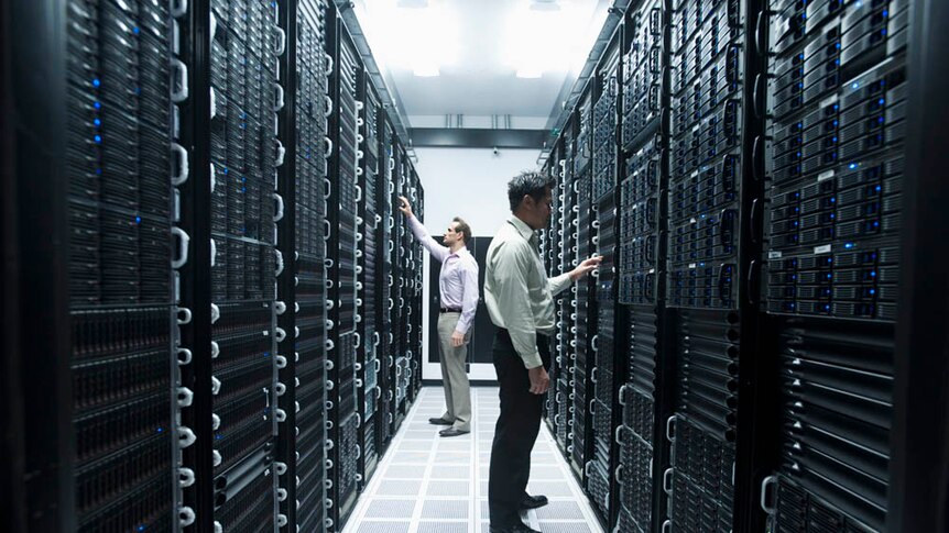 Servers in a big data centre