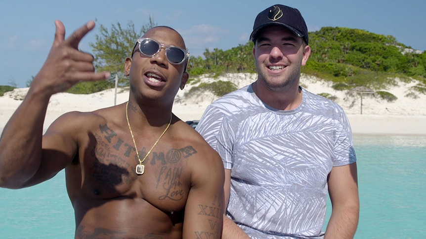 Ja Rule and Billy McFarland in a promotional image for the Fyre Festival Netflix doco