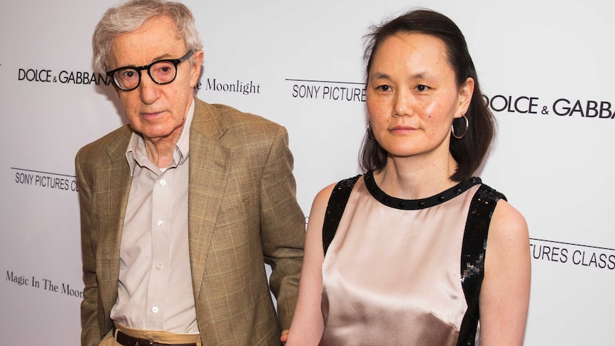 Woody Allen and his wife Soon-Yi Previn