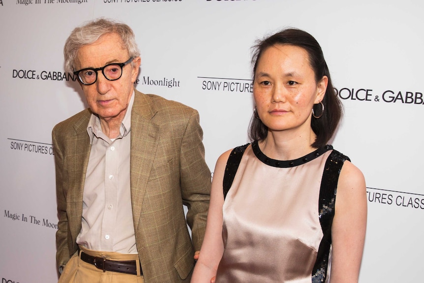 Woody Allen and his wife Soon-Yi Previn