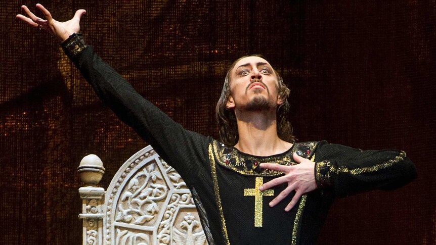 Pavel Dmitrichenko performs during Ivan The Terrible.