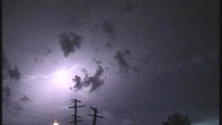 Violent storms have battered south-east Queensland for two days running.