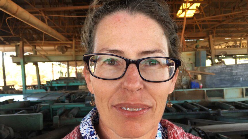 Acting manager of Mungallala sawmill Jacqui Beale.