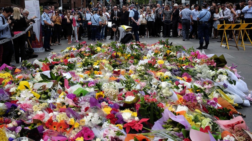 Flowers at Martin Place