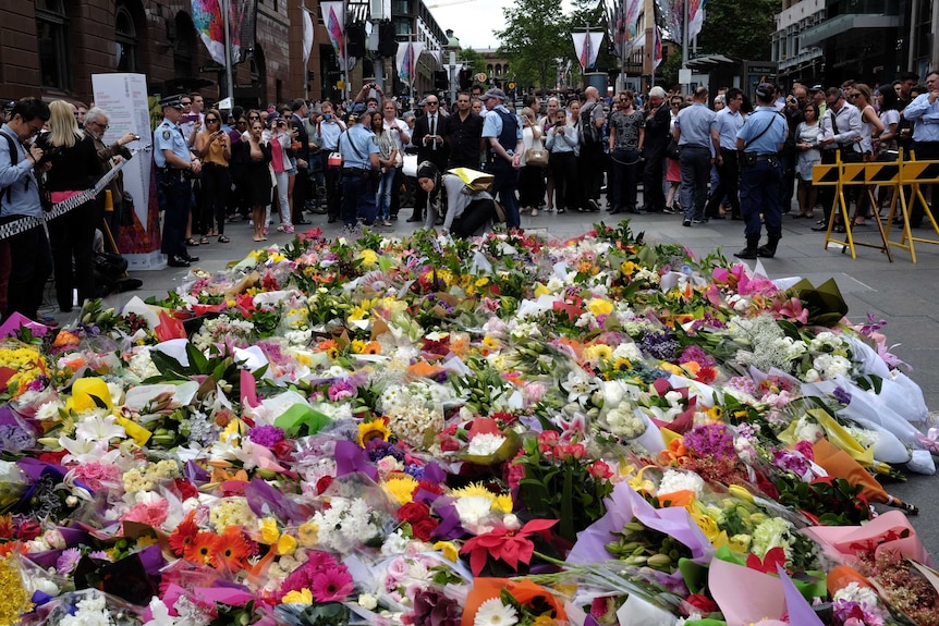 Flowers at Martin Place