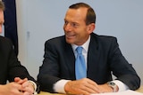 Tony Abbott talks to Ian Watt