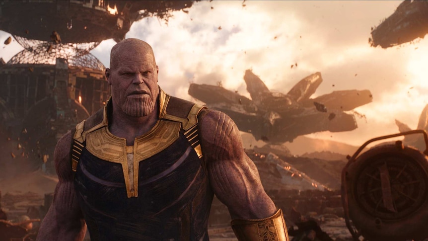 Promotion shot of Josh Brolin as Thanos in Avengers: Infinity War