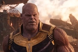 Promotion shot of Josh Brolin as Thanos in Avengers: Infinity War