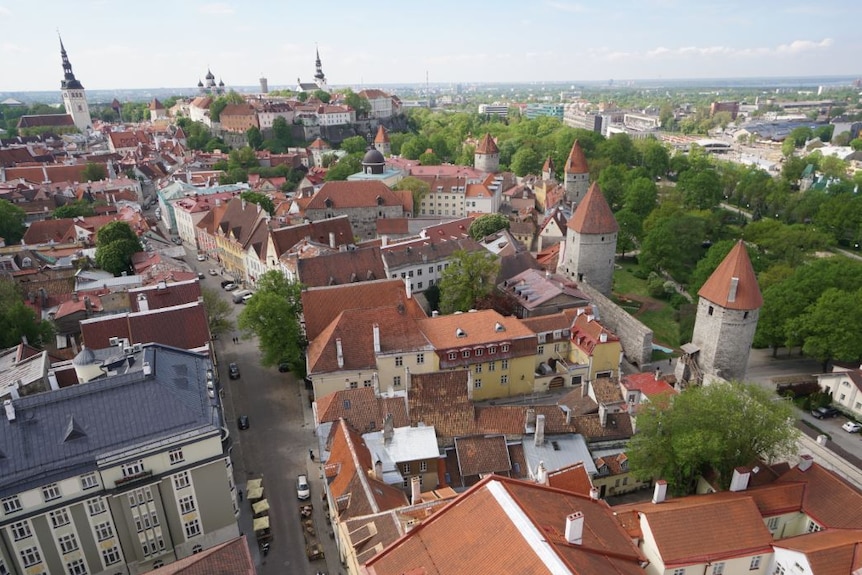 Tallinn's Old Town, Estonia.