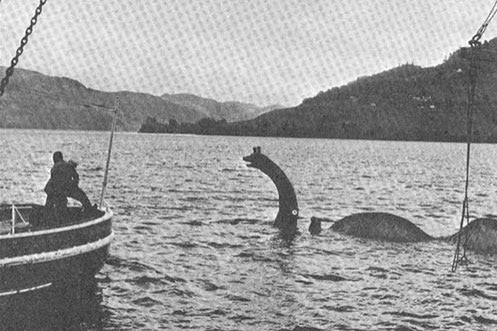 The long lost model of Nessie used during the filming of the 1970s movie, The Private Life of Sherlock Holmes.