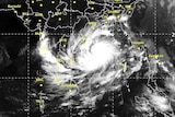 Cyclone Hudhud approachs India