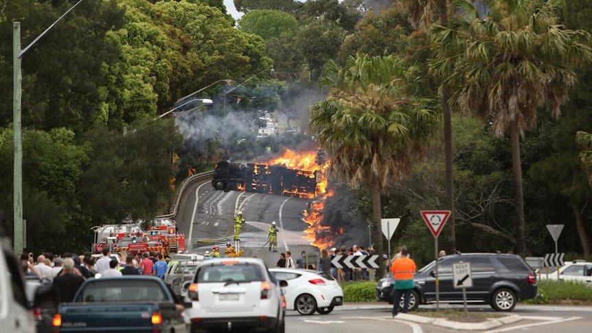 Tanker explosion in Sydney