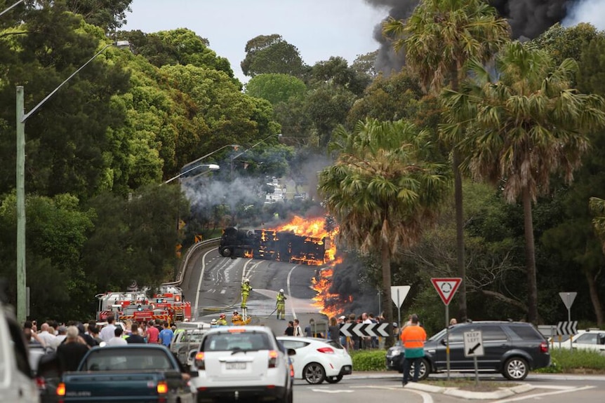 Tanker explosion in Sydney