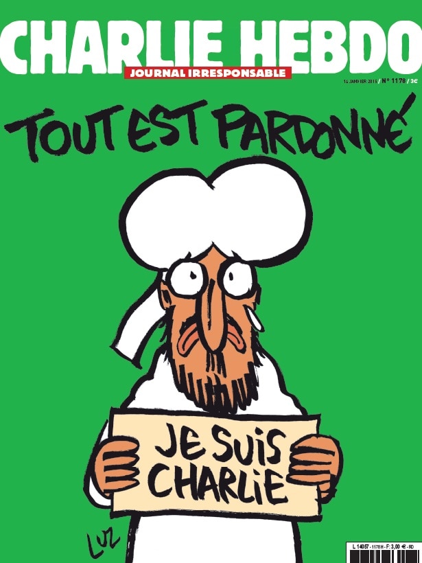 Charlie Hebdo's first front page since terror attacks