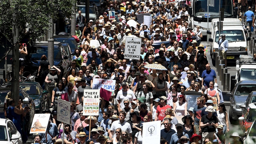Thousands rally on Sydney streets