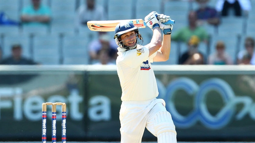 Hussey made it back-to-back tons in Sheild finals with a fine 168.