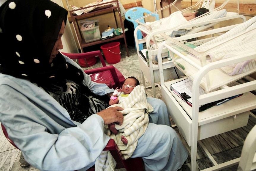 Many women in Afghanistan do not seek pre-natal care, meaning complicated deliveries are common.