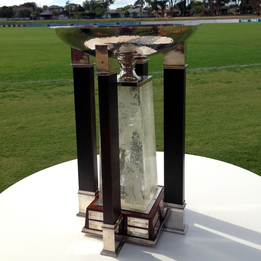 Trophy for winner of the Anzac Day AFL match