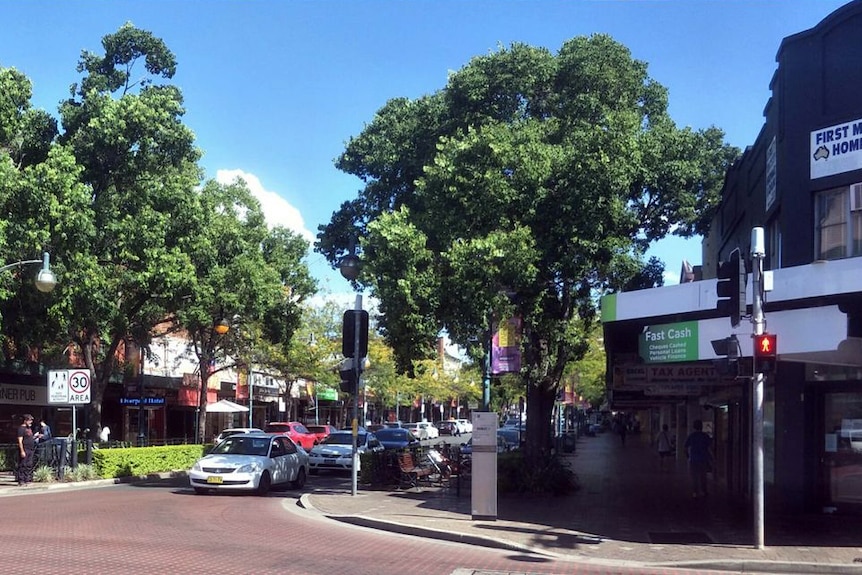 A view up Macquarie street today